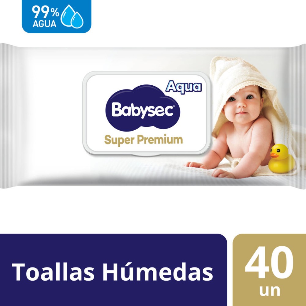 Toallas Húmedas Babysec Super Premium 40 Unidades
