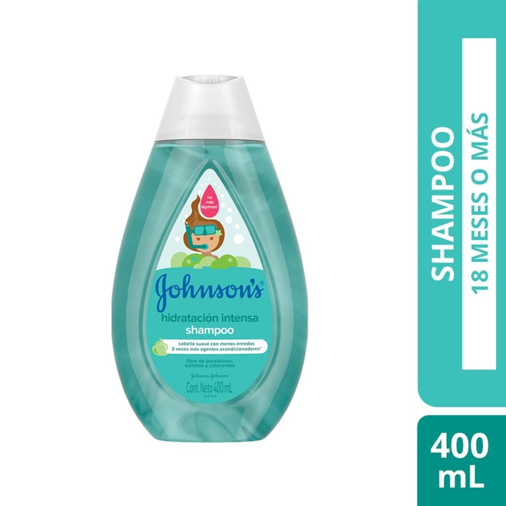 Shampoo para niños JOHNSON'S® Hidratación Intensa x 400 ml.