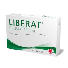 Liberat Orlistat 120mg 30 Cápsulas