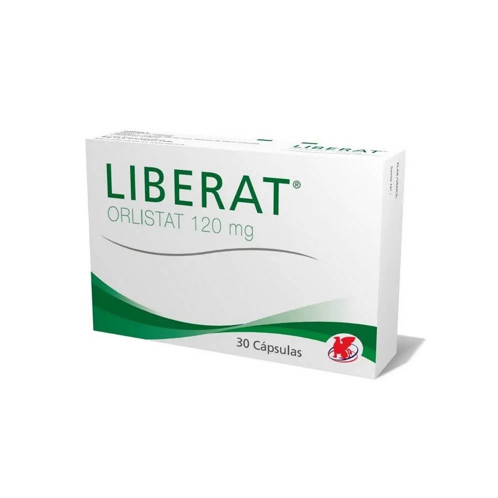 Liberat Orlistat 120mg 30 Cápsulas