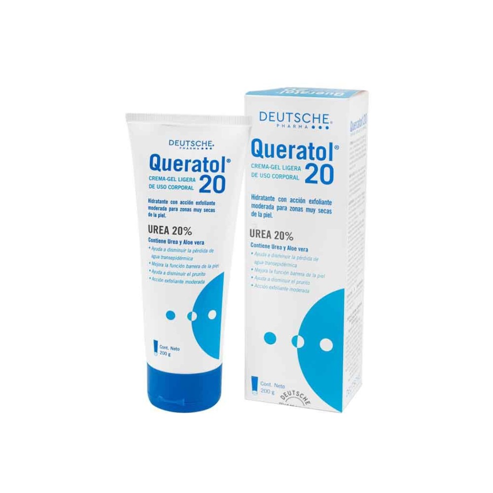 Queratol Crema-Gel Ligera de Uso Corporal Urea al 20% 200g