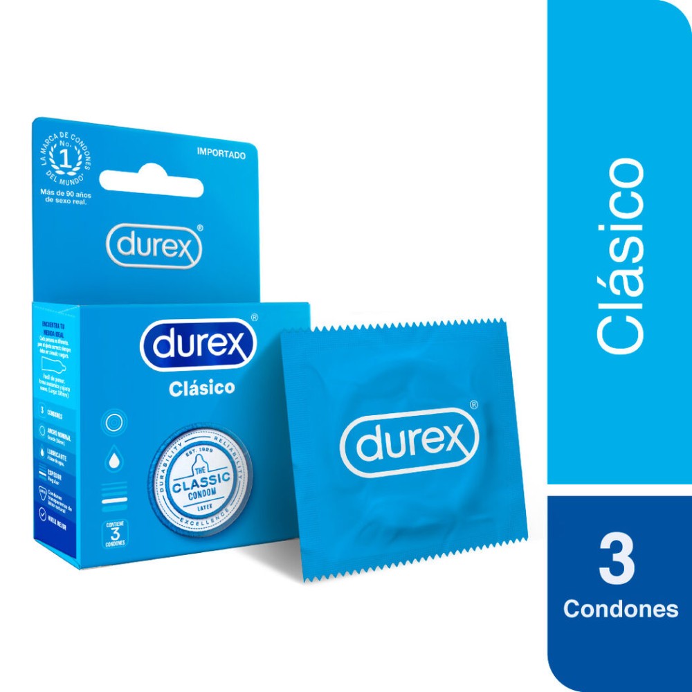 Condones Durex Clásico