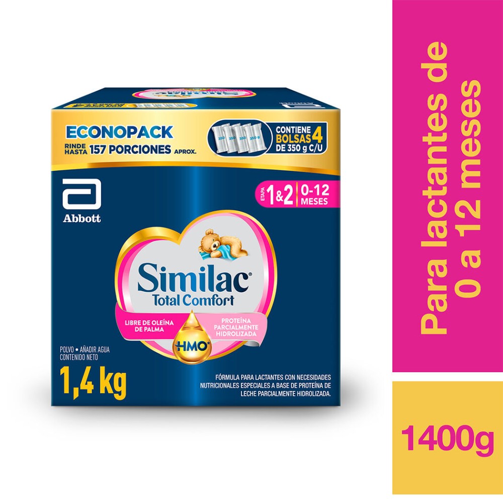 Similac Total Comfort 1&2 Bib 1400g Similac Total Comfort 1&2 Bib 1400g