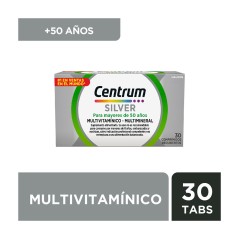Centrum Silver Multivitamínico 30 Comprimidos