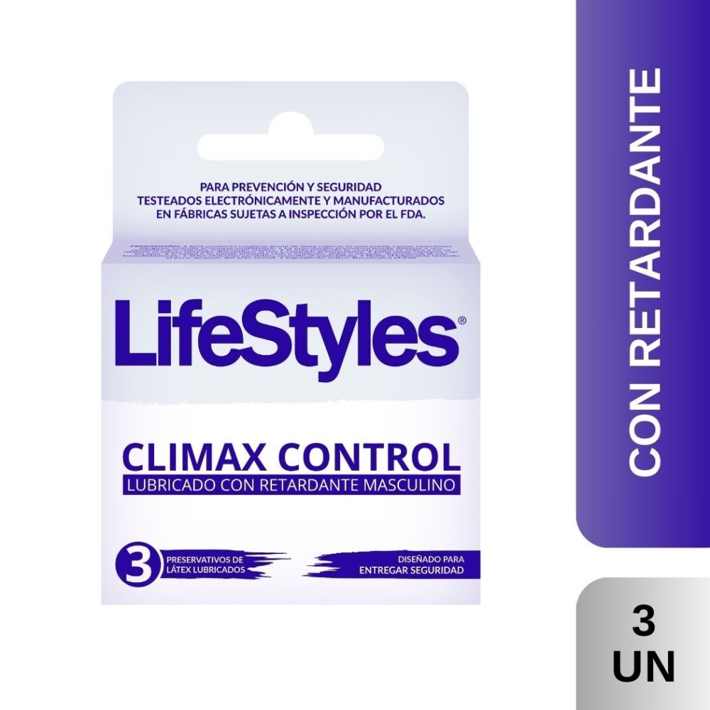 Preservativos Climax Control 3 Unidades
