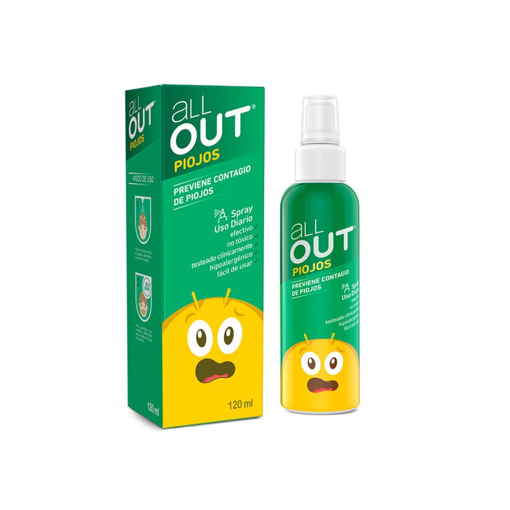 Loción Preventiva contra Piojos All Out 120ml