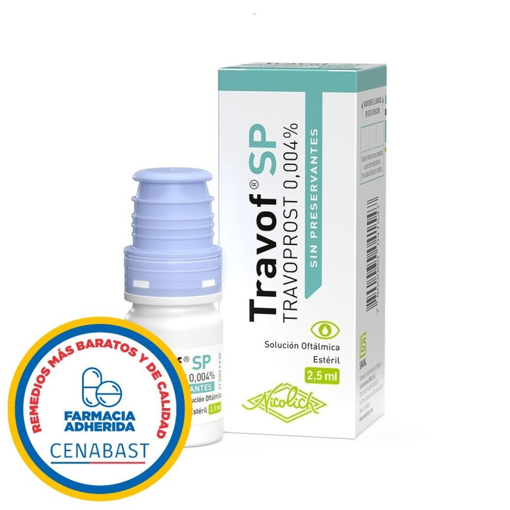 Travof SP (R) Travoprost 0.004% Solución Oftálmica 2.5ml