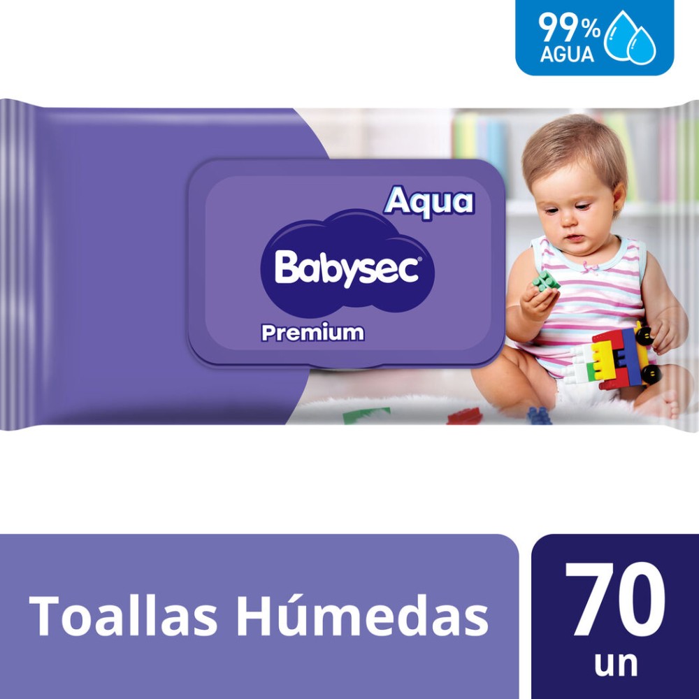 Toallitas Húmedas Babysec Premium 70 Unidades Toallitas Húmedas Babysec Premium 70 Unidades