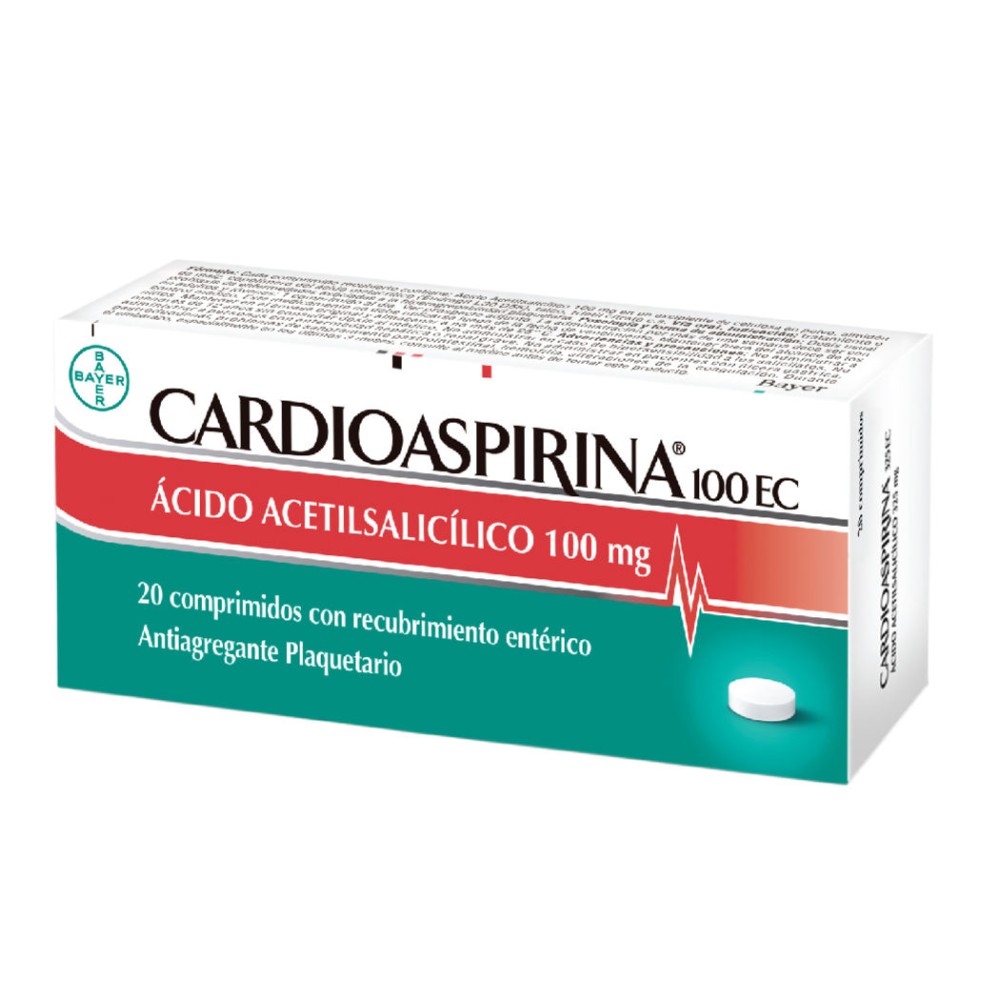 Cardioaspirina 100 EC 20 Comprimidos Recubiertos
