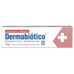 Dermabiótico Polimixina B / Bacitracina Ungüento Dérmico 15g