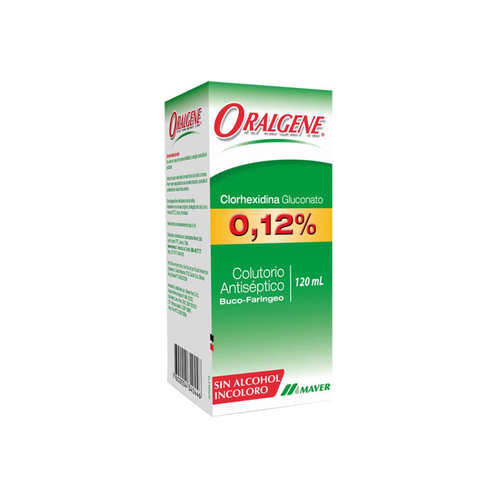 Oralgene 0.12% Clorhexidina 120ml