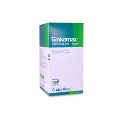 Ginkomax 80mg 120 Cápsulas
