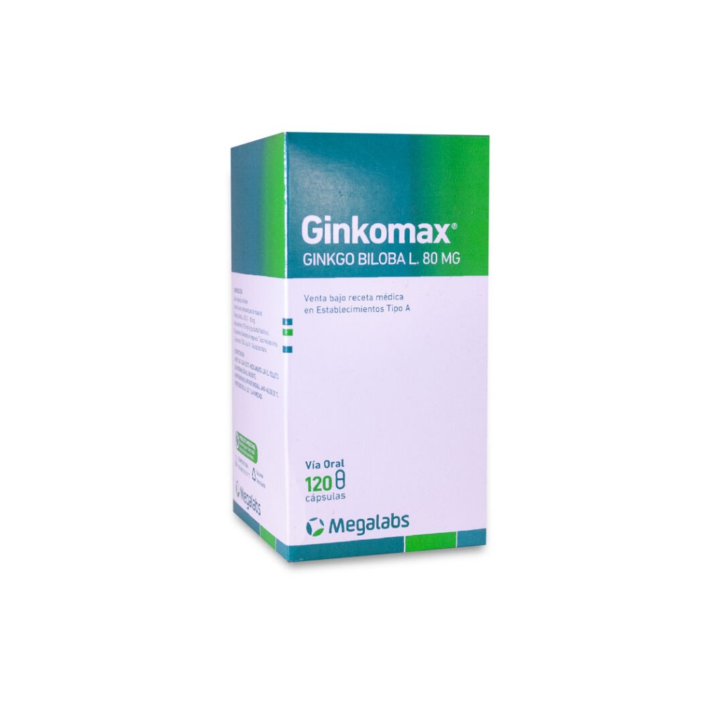 Ginkomax 80mg 120 Cápsulas
