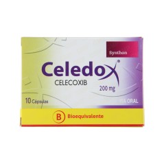 Celedox (B) Celecoxib 200mg 10 Cápsulas