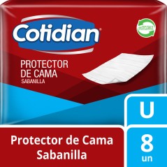 Sabanilla Protector de Cama Cotidian 8 Unidades