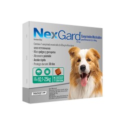 Nexgard Antiparasitario Masticable 68mg de 10kg a 25kg