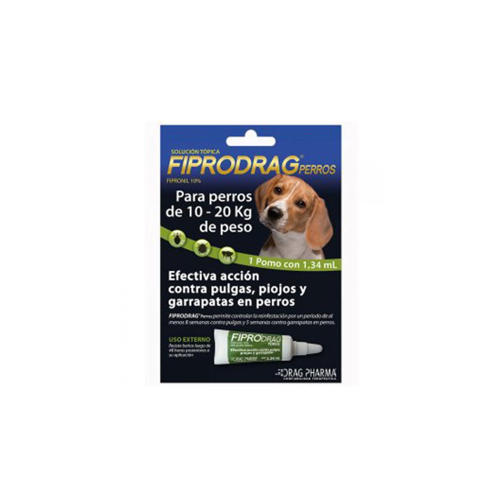 Antiparasitario Fiprodrag Para Perros 10-20kg