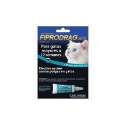 Fiprodrag Antiparasitario Contra Pulgas Para Gatos