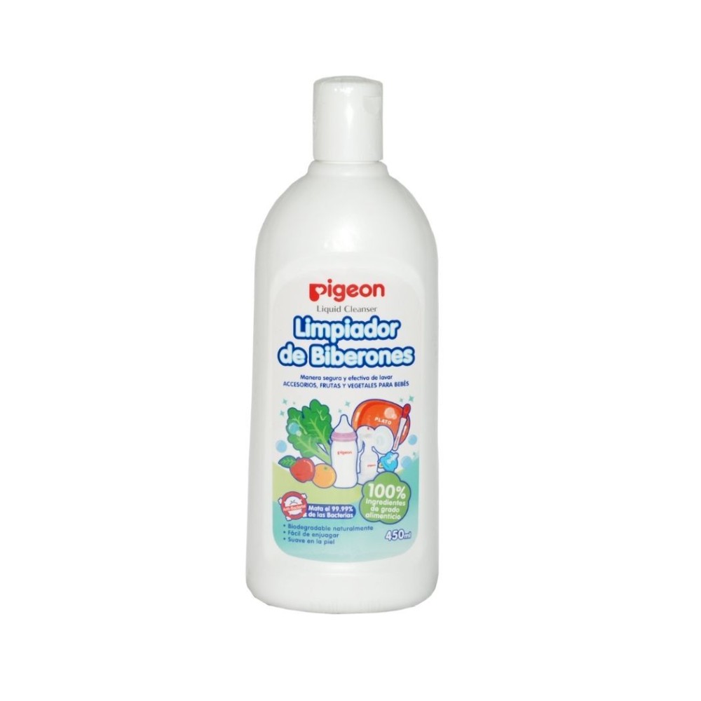 Limpiador de Biberones Pigeon Mata Bacterias 450ml Limpiador de Biberones Pigeon Mata Bacterias 450ml