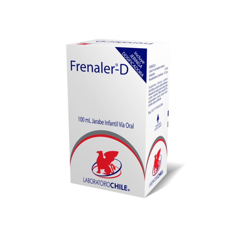 Frenaler-D Loratadina / Pseudoefedrina Jarabe Infantil 100ml