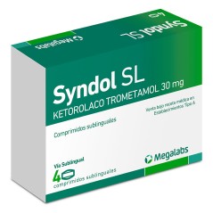 Syndol SL Ketorolaco 30mg 4 Comprimidos