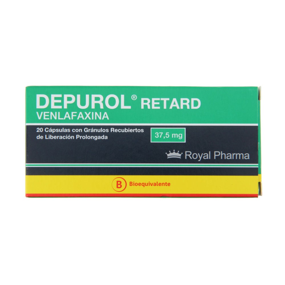 Depurol Retard (B) Venlafaxina 37.5mg 20 Cápsulas Prolongadas