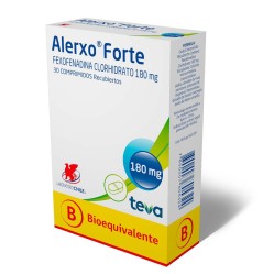 Alerxo Forte (B) Fexofenadina 180mg 30 Comprimidos Recubiertos