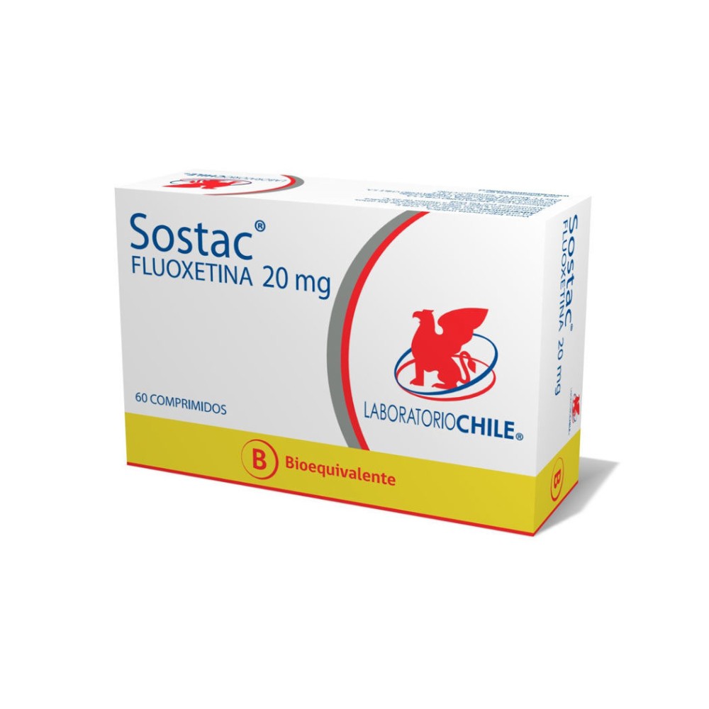 Sostac (B) Fluoxetina 20mg 60 Comprimidos