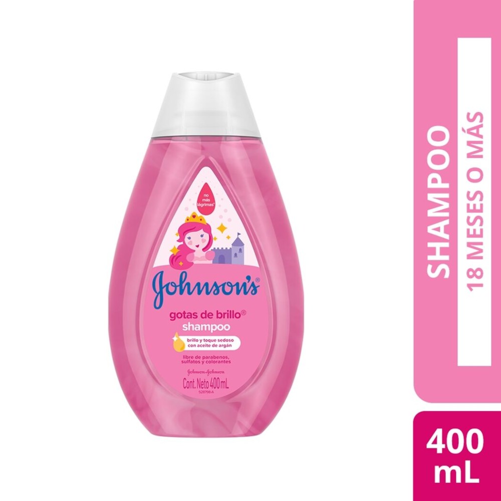 Shampoo Para Niños Johnson's® Gotas de Brillo 400ml Shampoo Para Niños Johnson's® Gotas de Brillo 400ml