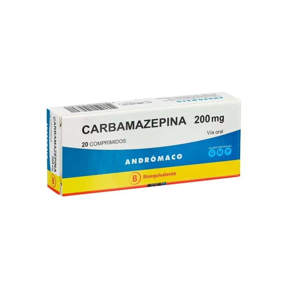 Carbamazepina (B) 200mg 20 Comprimidos