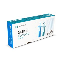 Sulfato Ferroso 200mg 20 Comprimidos