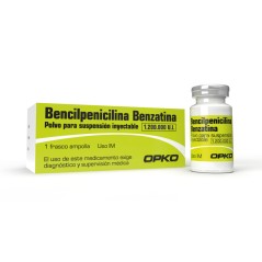 Penicilina G Benz 1200000UI Inyectable 1 Frasco-Ampolla