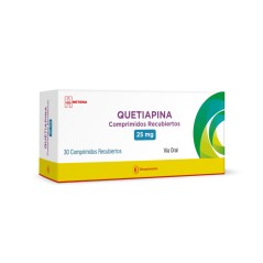 Quetiapina (B) 25mg 30 Comprimidos Recubiertos