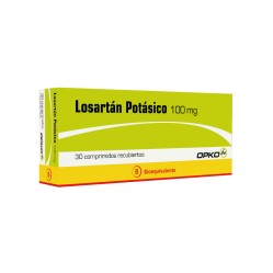 Losartán (B) 100mg 30 Comprimidos Recubiertos