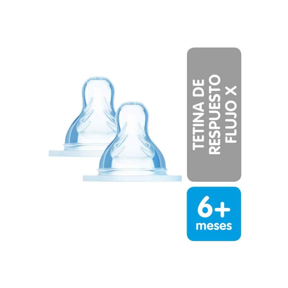 Tetina Repuesto Mamadera Flujo X Para 6+Meses Tetina Repuesto Mamadera Flujo X Para 6+Meses