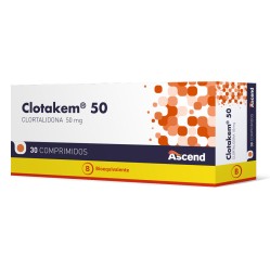 Clotakem (B) Clortalidona 50mg 30 Comprimidos