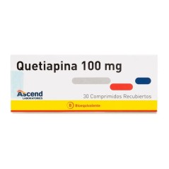 Quetiapina (B) 100mg 30 Comprimidos Recubiertos