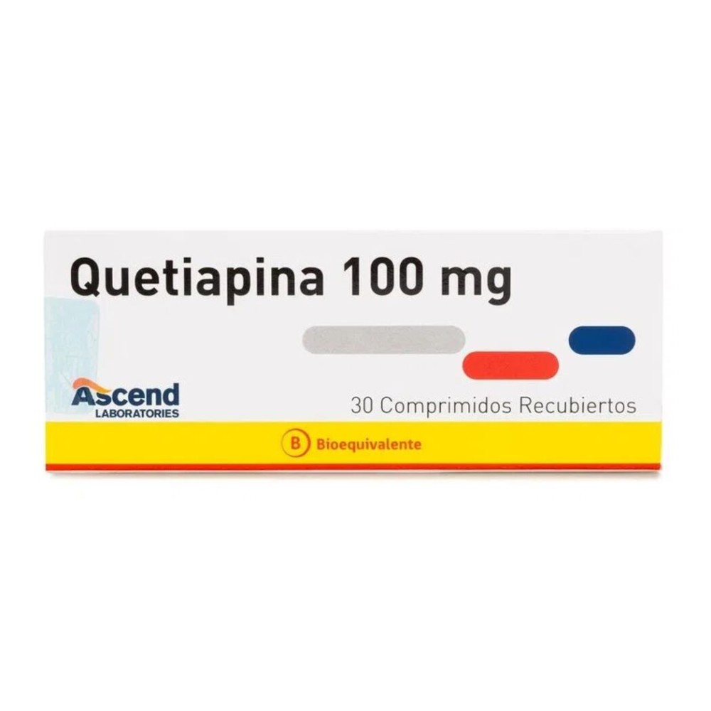 Quetiapina (B) 100mg 30 Comprimidos Recubiertos