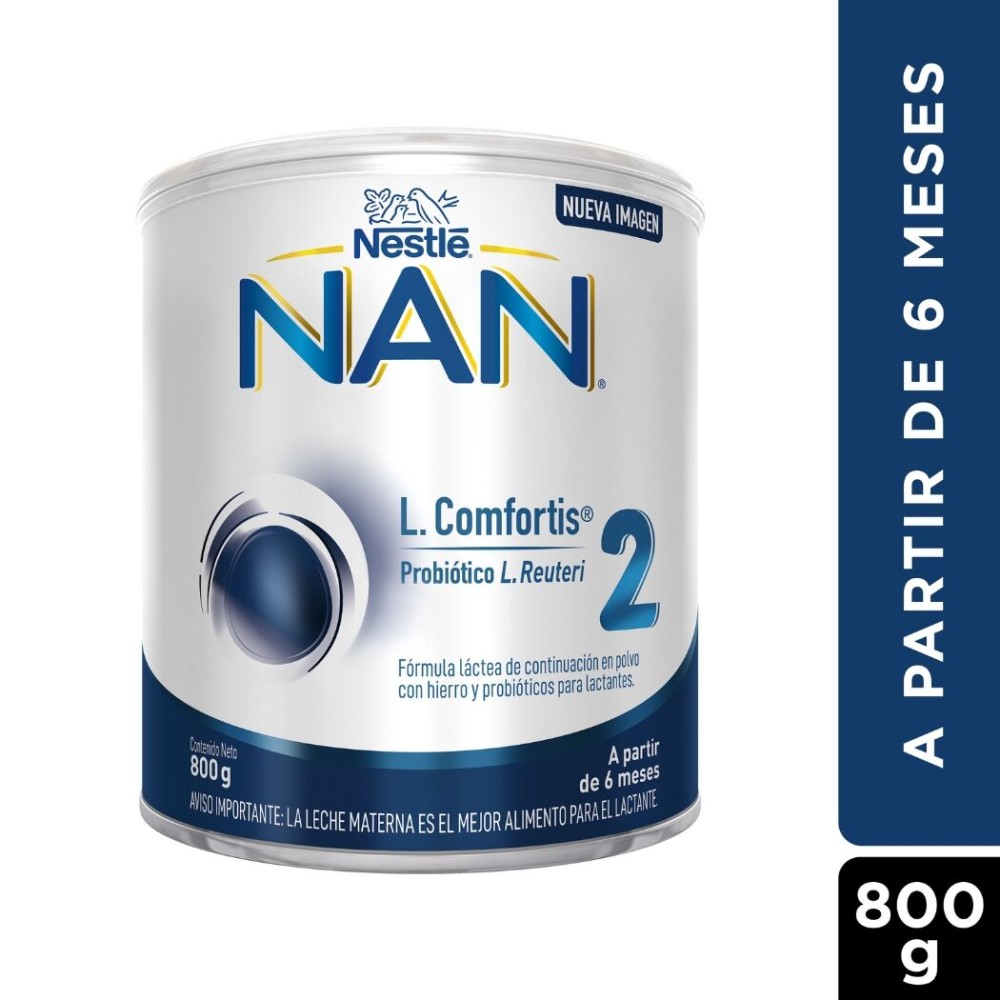 Fórmula Infantil Nan 2 L Comfortis 800g Fórmula Infantil Nan 2 L Comfortis 800g