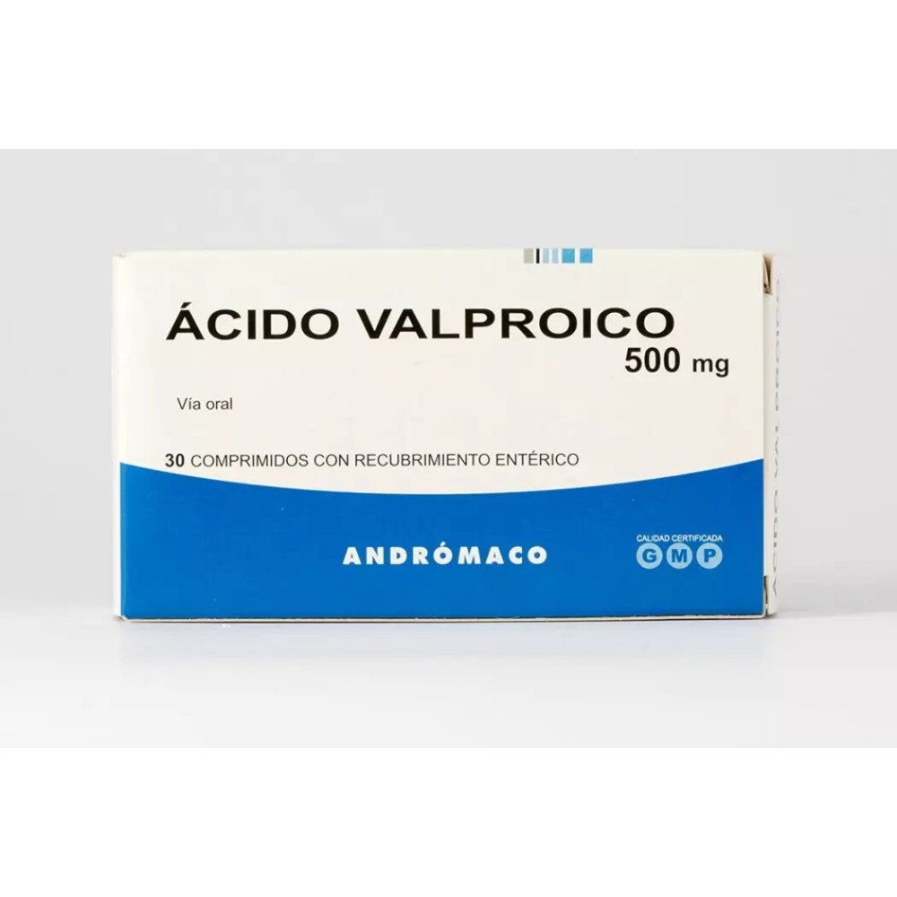 Ácido Valproico 500mg 30 Comprimidos Recubiertos