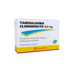 Tamsulosina (B) 0.4mg 30 Cápsulas Prolongadas