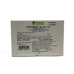Ketoprofeno 100mg/2ml Inyectable 5 Ampollas