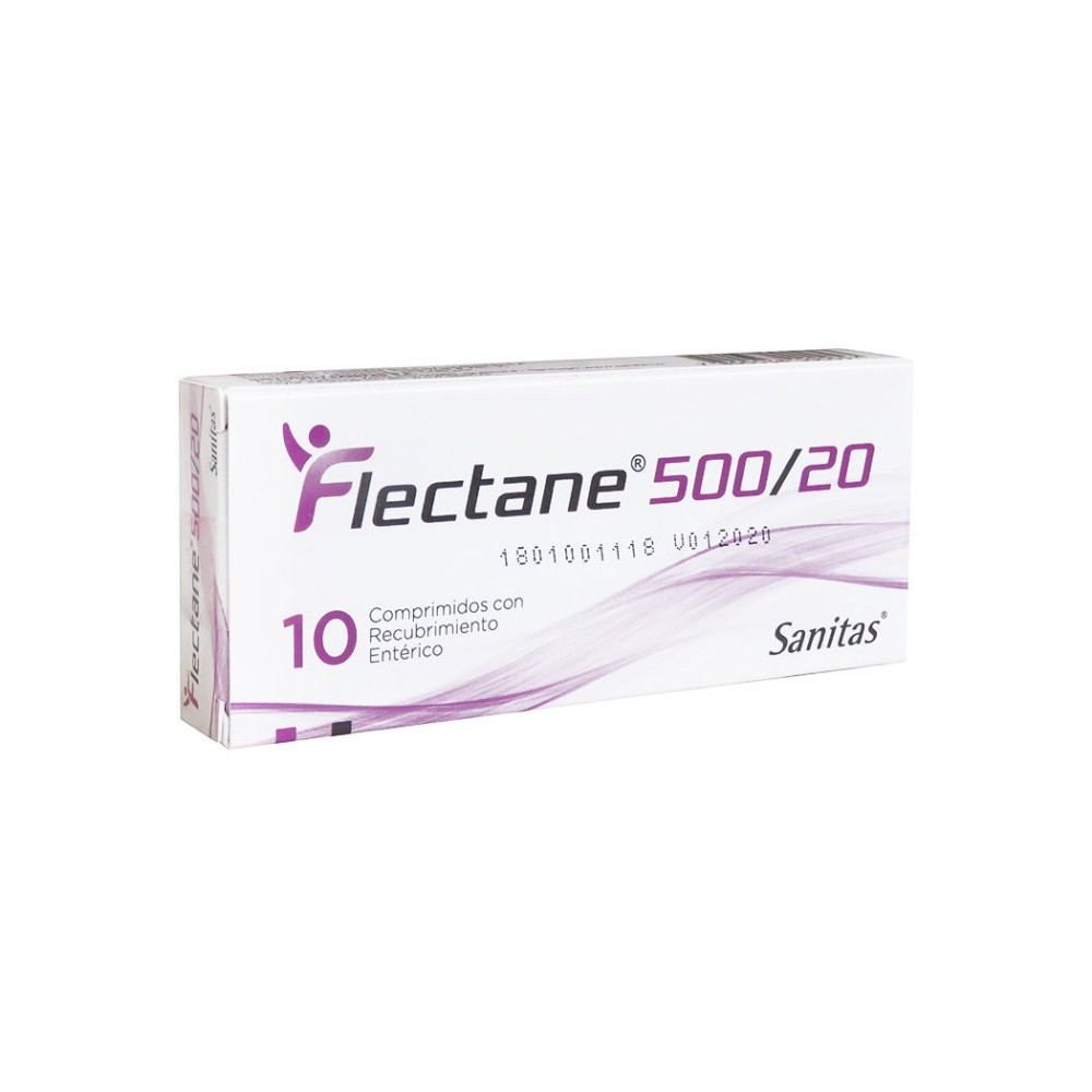 Flectane 500mg/20mg 10Com.Rec.