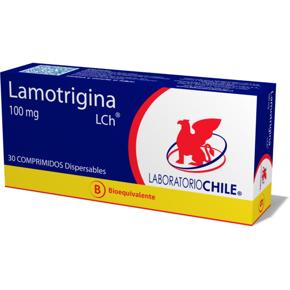 Lamotrigina (B) 100mg 30 Comprimidos Dispersables