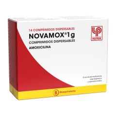 Novamox (B) Amoxicilina 1g 14 Comprimidos