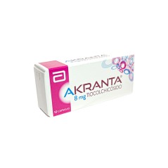 Akranta Tiocolchicósido 8mg 12 Cápsulas