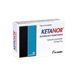 Ketanor Ketorolaco 30mg/ml Inyectable 3 Ampollas