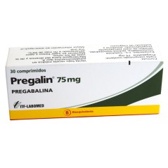 Pregalin (B) Pregabalina 75mg 30 Comprimidos