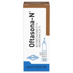 Oftasona-N Betametasona / Neomicina Ungüento Oftálmico 3g