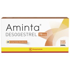 Aminta (B) Desogestrel 75mcg 28 Comprimidos Recubiertos